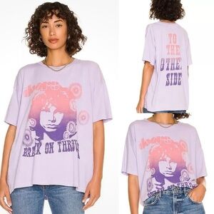 Daydreamer Womens Lilac Haze The Doors Other Side Merch Band Tee Size XS